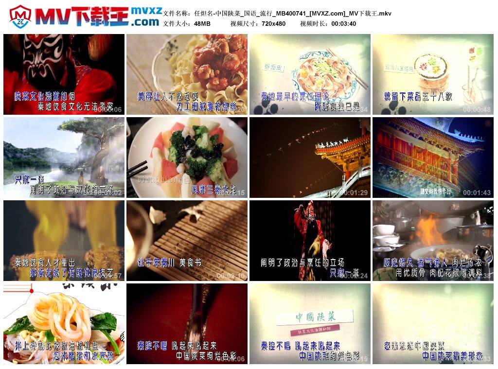 任炟名-中国陕菜_国语_流行_MB400741